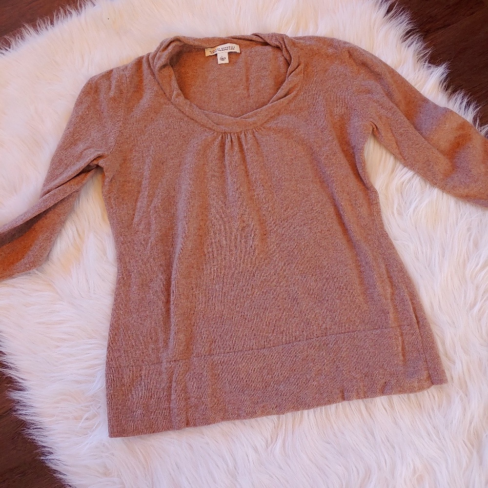 ◊ Banana Republic Luxury Cashmere Tan Sweater